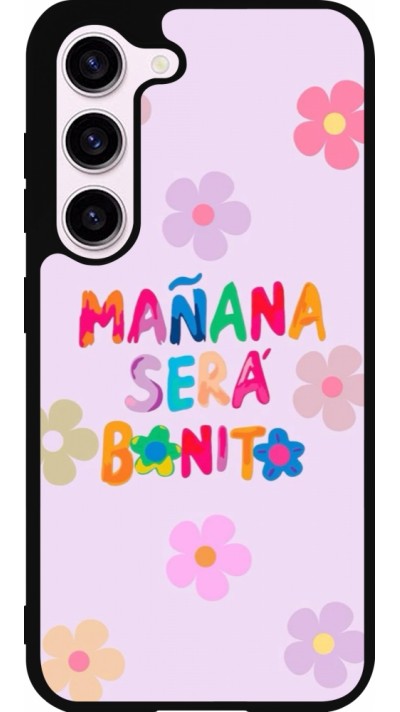 Samsung Galaxy S23 Case Hülle - Silikon schwarz Karol G Manana sera bonito