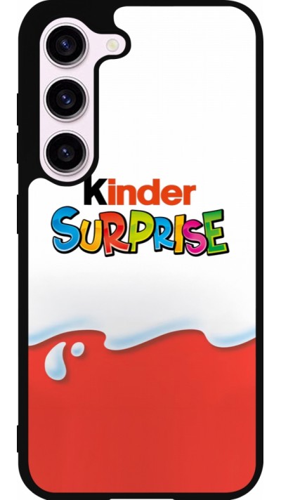 Samsung Galaxy S23 Case Hülle - Silikon schwarz Kinder Surprise