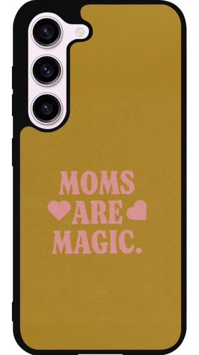 Samsung Galaxy S23 Case Hülle - Silikon schwarz Mom 2026 Are Magic
