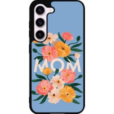 Samsung Galaxy S23 Case Hülle - Silikon schwarz Mom 2026 Flowers