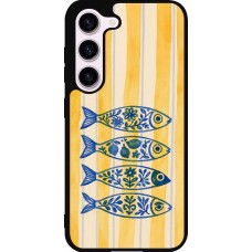 Samsung Galaxy S23 Case Hülle - Silikon schwarz Portuguese fish 2026
