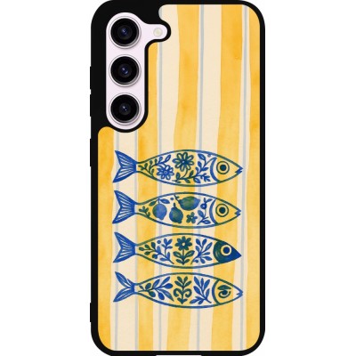 Samsung Galaxy S23 Case Hülle - Silikon schwarz Portuguese fish 2026