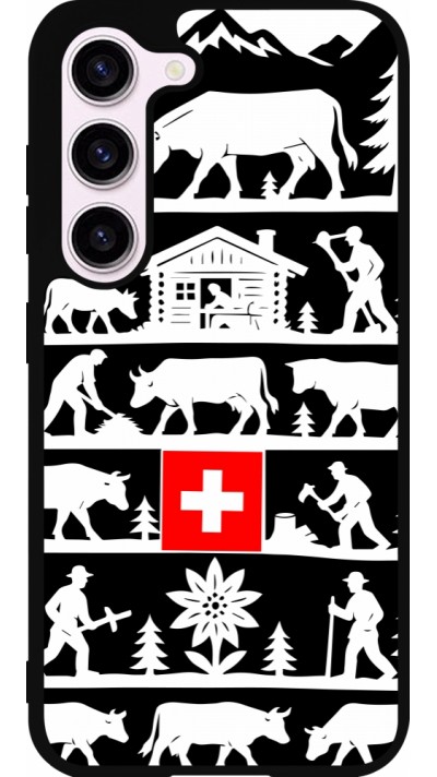 Samsung Galaxy S23 Case Hülle - Silikon schwarz Poya Schweiz 1 schwarz