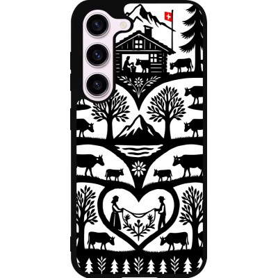 Samsung Galaxy S23 Case Hülle - Silikon schwarz Poya Schweiz 2