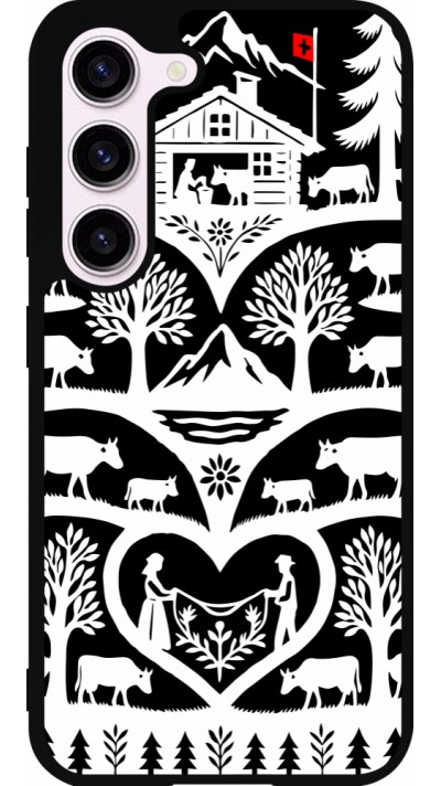 Samsung Galaxy S23 Case Hülle - Silikon schwarz Poya Schweiz 2 schwarz