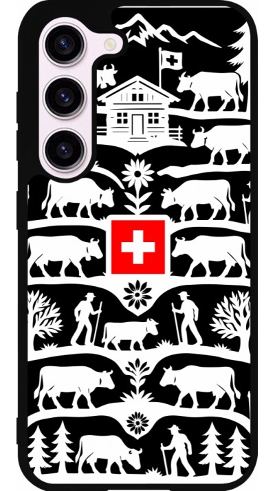 Samsung Galaxy S23 Case Hülle - Silikon schwarz Poya Schweiz 3 schwarz