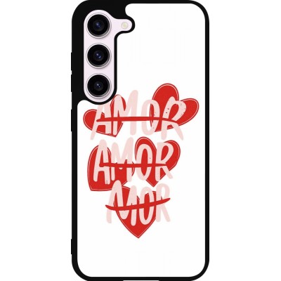 Samsung Galaxy S23 Case Hülle - Silikon schwarz Saint Valentines Day 26 Amor