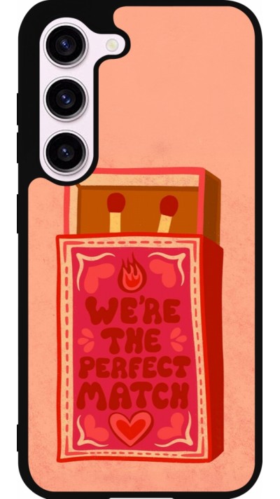 Samsung Galaxy S23 Case Hülle - Silikon schwarz Saint Valentines Day 26 Perfect Match