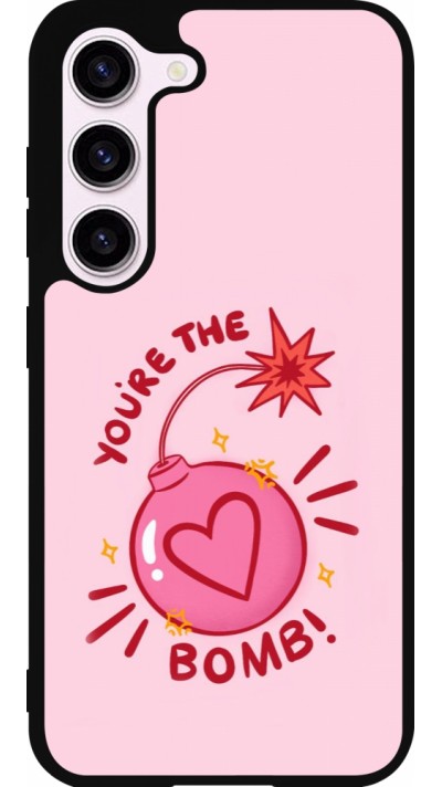 Samsung Galaxy S23 Case Hülle - Silikon schwarz Saint Valentines Day 26 You are the bomb