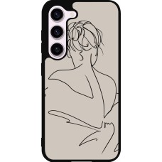 Samsung Galaxy S23 Case Hülle - Silikon schwarz Salnikova 05