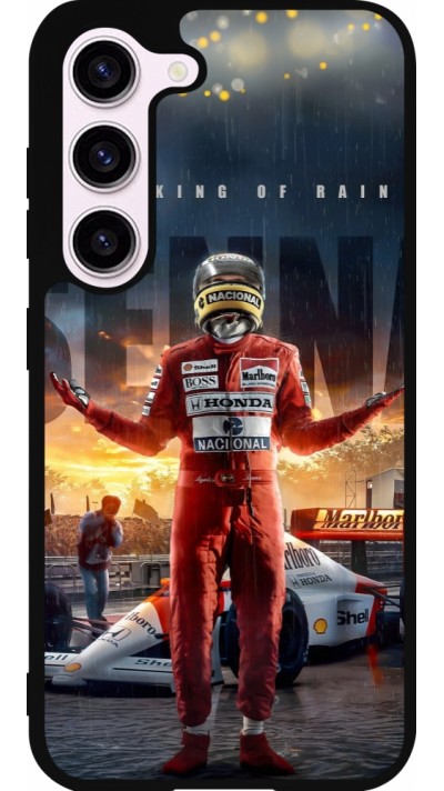 Samsung Galaxy S23 Case Hülle - Silikon schwarz Senna The King of Rain