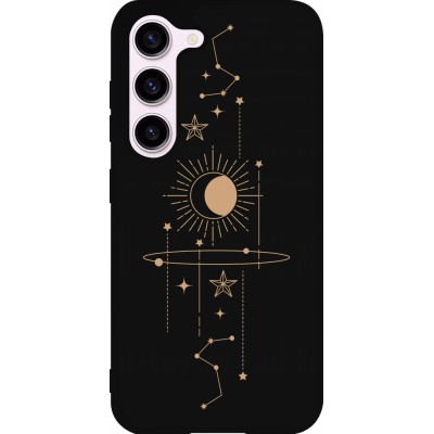 Samsung Galaxy S23 Case Hülle - Silikon schwarz Spring 23 astro