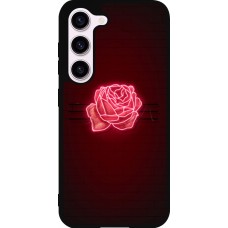 Samsung Galaxy S23 Case Hülle - Silikon schwarz Spring 23 neon rose