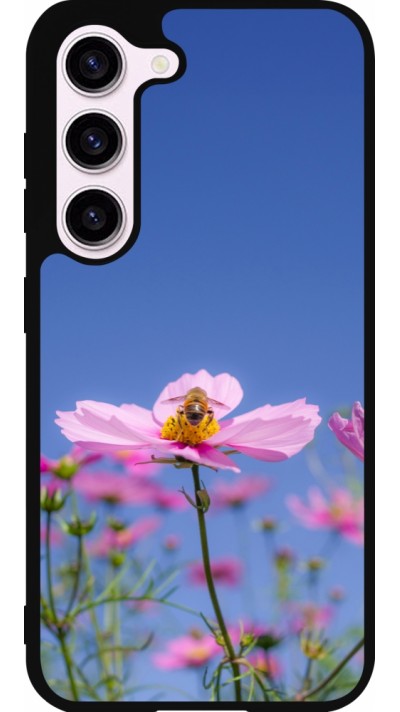 Samsung Galaxy S23 Case Hülle - Silikon schwarz Bee on a flower 2026