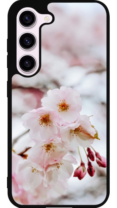 Samsung Galaxy S23 Case Hülle - Silikon schwarz Cherry tree 2026