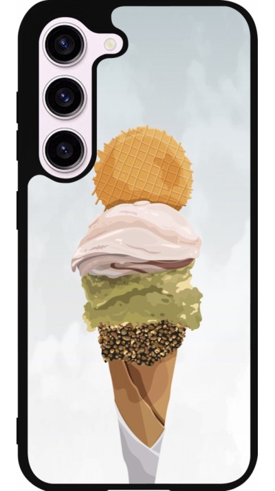 Samsung Galaxy S23 Case Hülle - Silikon schwarz Summer 2025 Cornet