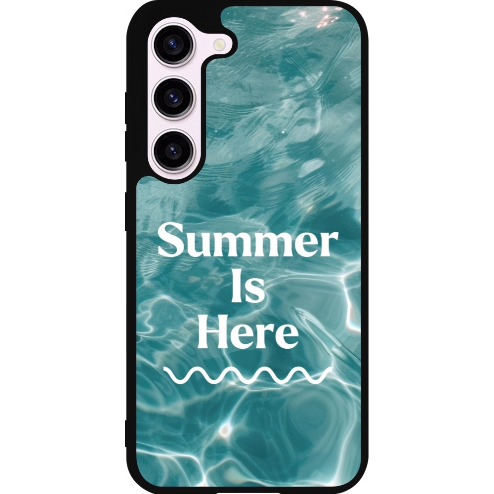 Samsung Galaxy S23 Case Hülle - Silikon schwarz Summer 2025 Summer is here