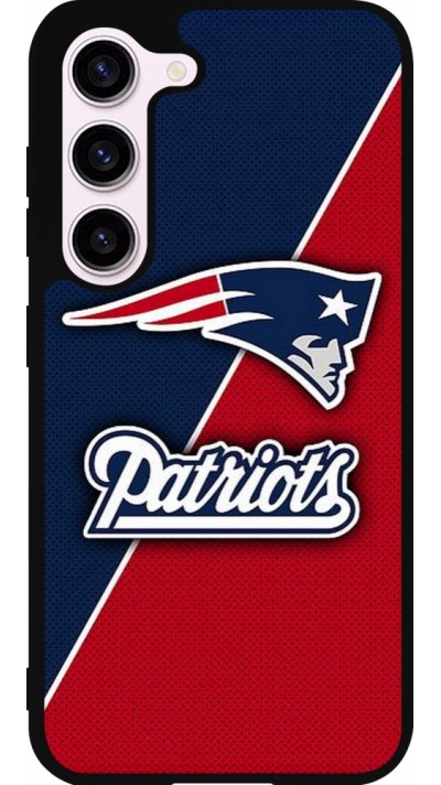 Samsung Galaxy S23 Case Hülle - Silikon schwarz Super Bowl 26 Patriots 1