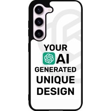 Samsung Galaxy S23 FE Case Hülle - Silikon schwarz 100% einzigartig erstellt dank Deiner Kreativität und künstlicher Intelligenz (KI)