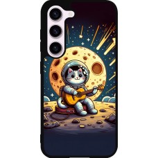 Samsung Galaxy S23 FE Case Hülle - Silikon schwarz AstroKatze RockMond