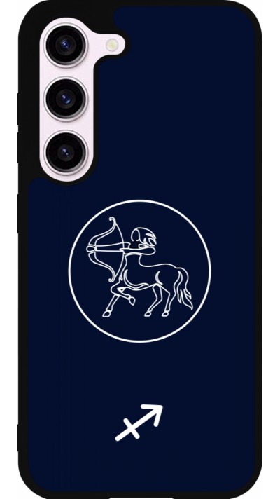 Samsung Galaxy S23 FE Case Hülle - Silikon schwarz Astrologie Schütze