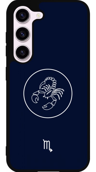 Samsung Galaxy S23 FE Case Hülle - Silikon schwarz Astrologie Skorpion
