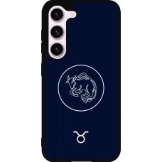 Samsung Galaxy S23 FE Case Hülle - Silikon schwarz Astrologie Stier