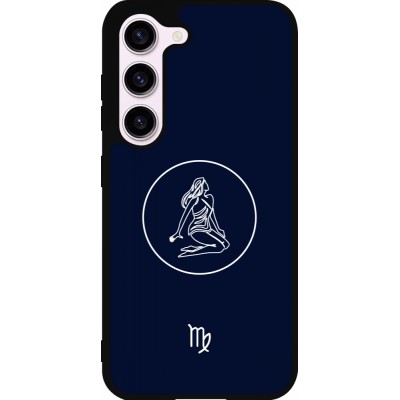 Samsung Galaxy S23 FE Case Hülle - Silikon schwarz Astrologie Jungfrau