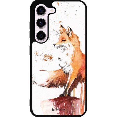 Samsung Galaxy S23 FE Case Hülle - Silikon schwarz Autumn 21 Fox