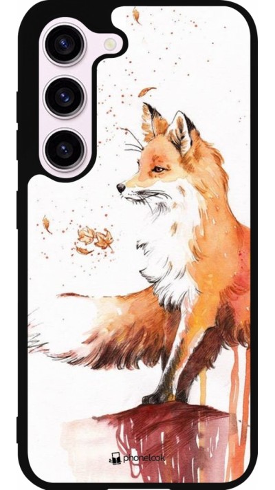 Coque Samsung Galaxy S23 FE - Silicone rigide noir Autumn 21 Fox