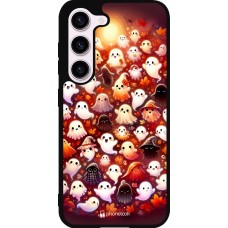 Samsung Galaxy S23 FE Case Hülle - Silikon schwarz Gespenster Herbst niedlich