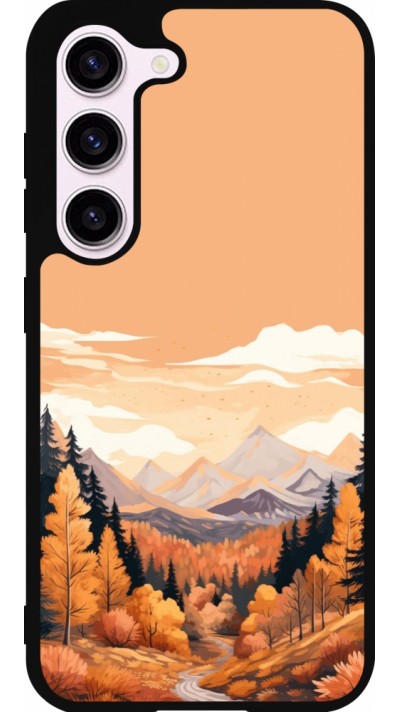 Coque Samsung Galaxy S23 FE - Silicone rigide noir Autumn 25 Mountains