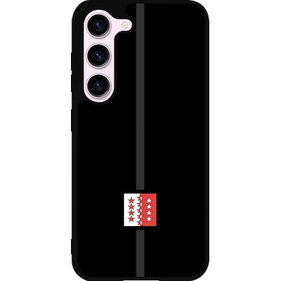 Samsung Galaxy S23 FE Case Hülle - Silikon schwarz Kanton VS schwarz
