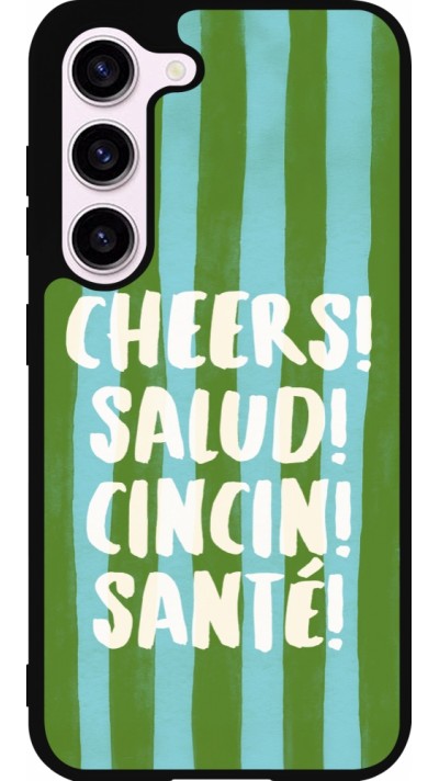Samsung Galaxy S23 FE Case Hülle - Silikon schwarz Cheers 2026