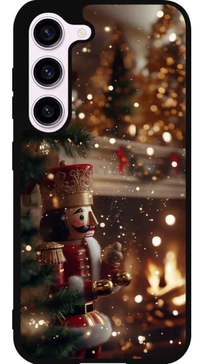 Samsung Galaxy S23 FE Case Hülle - Silikon schwarz Christmas 25 Xmas Nutcracker