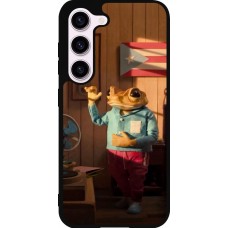 Samsung Galaxy S23 FE Case Hülle - Silikon schwarz Dancing frog DTMF