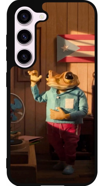 Samsung Galaxy S23 FE Case Hülle - Silikon schwarz Dancing frog DTMF