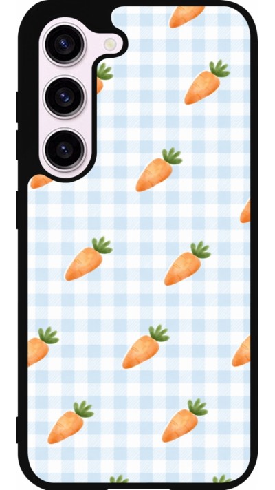 Samsung Galaxy S23 FE Case Hülle - Silikon schwarz Easter 2026 Pattern carrots