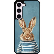 Samsung Galaxy S23 FE Case Hülle - Silikon schwarz Easter 2026 Rabbit navy