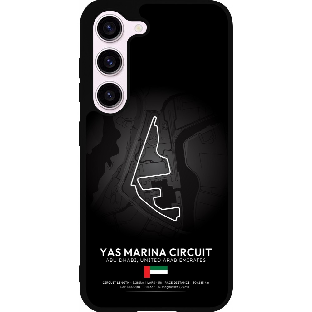 Samsung Galaxy S23 FE Case Hülle - Silikon schwarz F1 Track 2025 Abu Dhabi