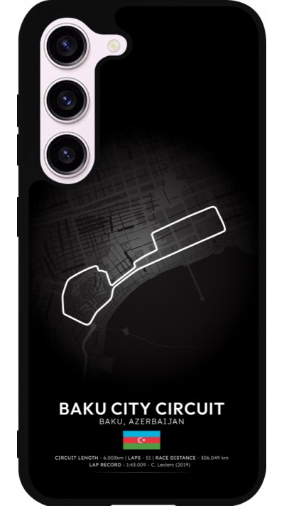 Samsung Galaxy S23 FE Case Hülle - Silikon schwarz F1 Track 2025 Azerbaijan