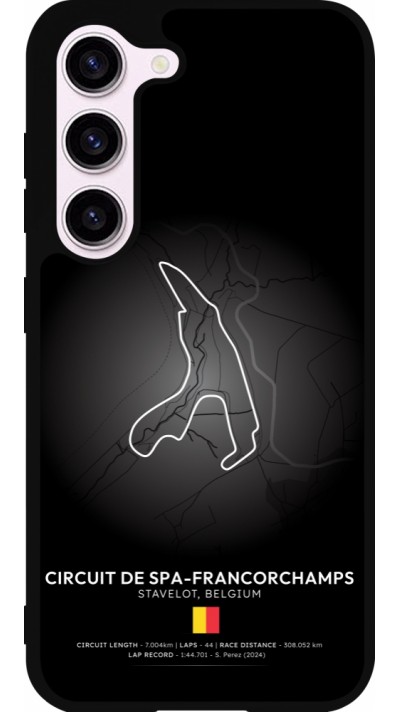 Samsung Galaxy S23 FE Case Hülle - Silikon schwarz F1 Track 2025 Belgium