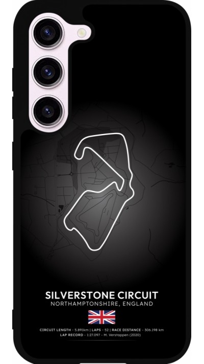 Samsung Galaxy S23 FE Case Hülle - Silikon schwarz F1 Track 2025 Great Britan