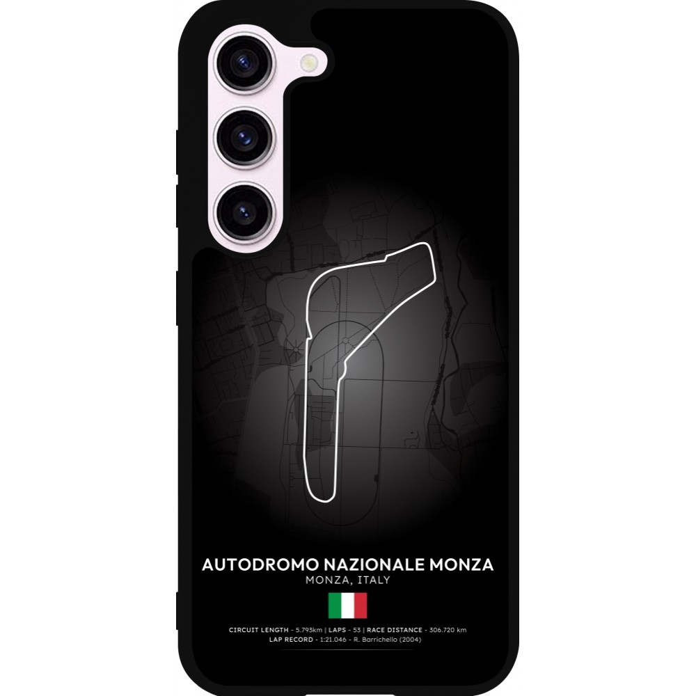 Samsung Galaxy S23 FE Case Hülle - Silikon schwarz F1 Track 2025 Italy