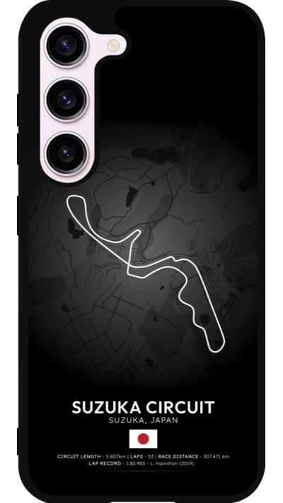 Samsung Galaxy S23 FE Case Hülle - Silikon schwarz F1 Track 2025 Japan