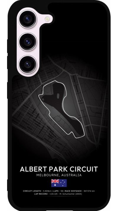 Samsung Galaxy S23 FE Case Hülle - Silikon schwarz F1 Track 2025 Melbourne