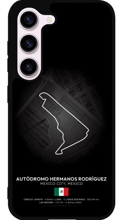 Samsung Galaxy S23 FE Case Hülle - Silikon schwarz F1 Track 2025 Mexico