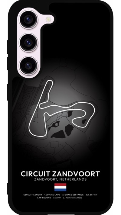 Samsung Galaxy S23 FE Case Hülle - Silikon schwarz F1 Track 2025 Netherlands