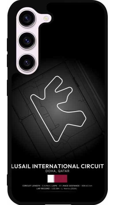 Samsung Galaxy S23 FE Case Hülle - Silikon schwarz F1 Track 2025 Qatar