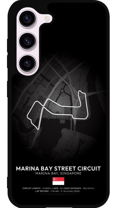 Samsung Galaxy S23 FE Case Hülle - Silikon schwarz F1 Track 2025 Singapore